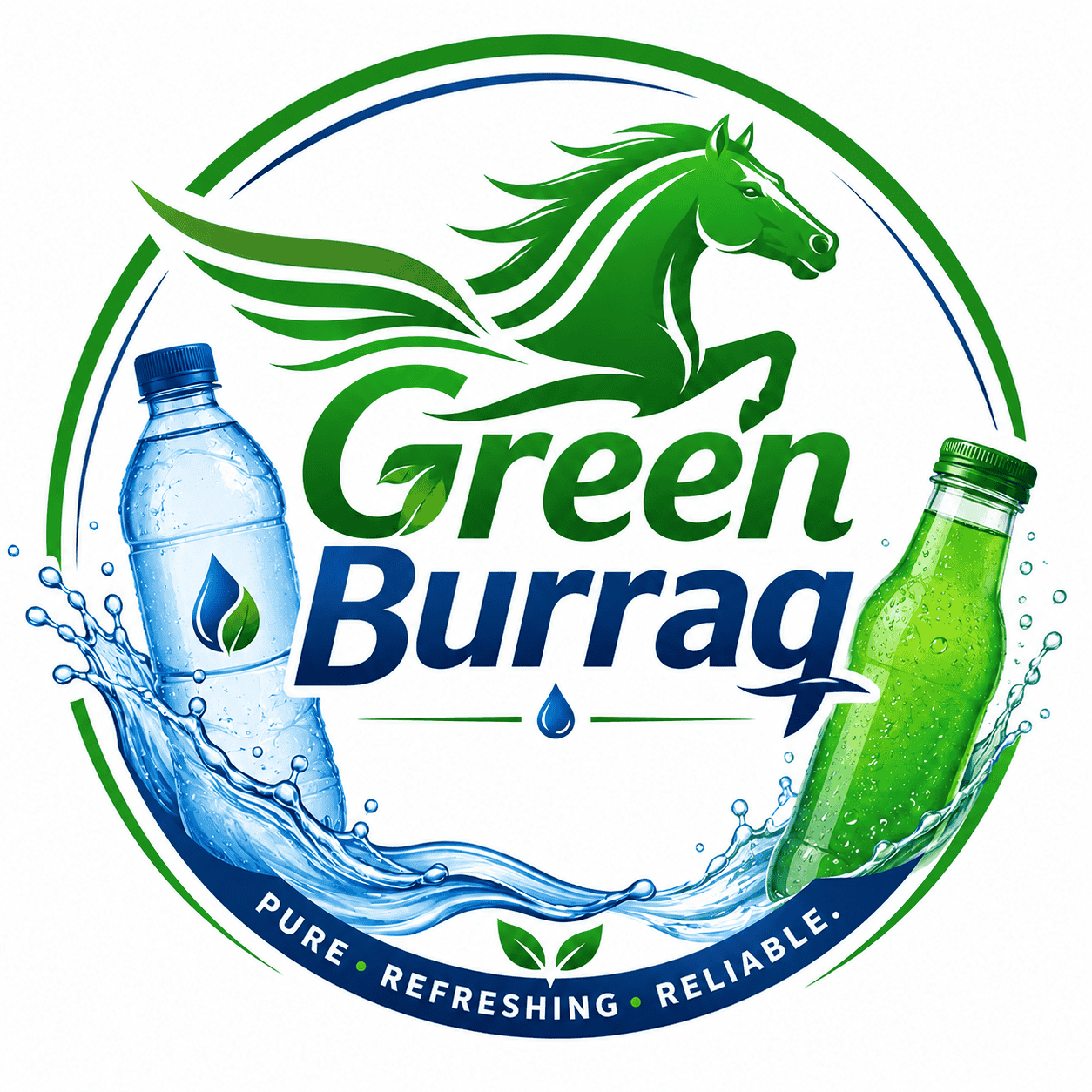 Green Burraq Logo